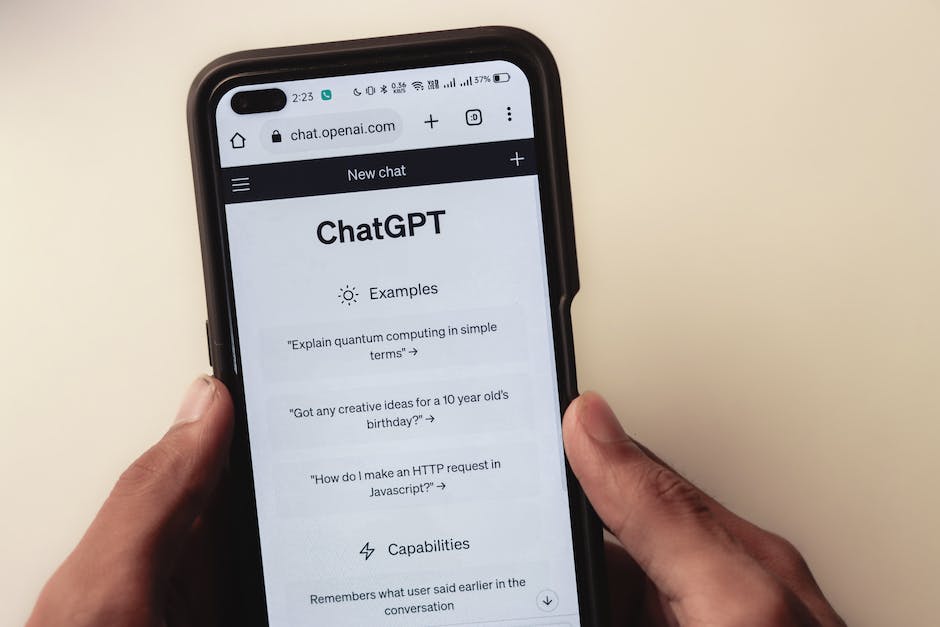 A picture showing a customer service representative using a chatbot to handle customer queries