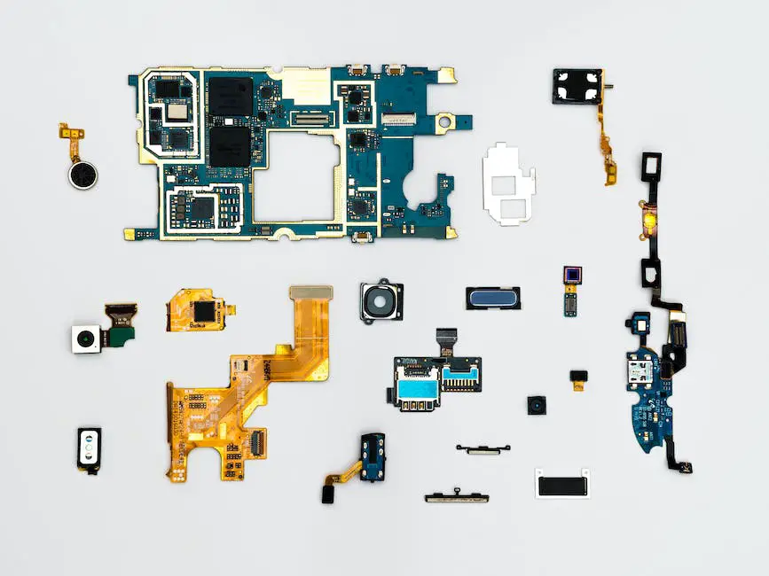 Illustration of various technological elements representing the free features of Heygen AI.