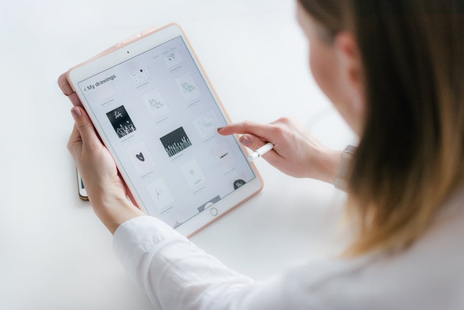 A student interacting with ChatGPT on a tablet, with organized study materials around them